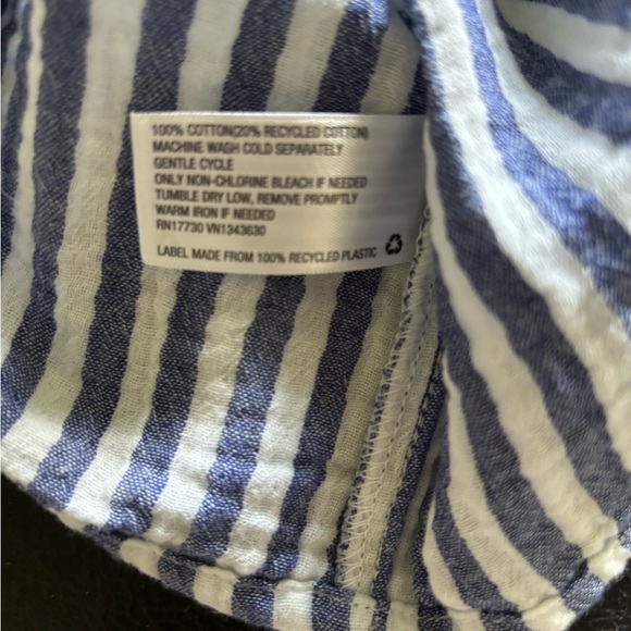 NWT Universal Thread Gauzy Pinstripe Blouse - Picture 10 of 10